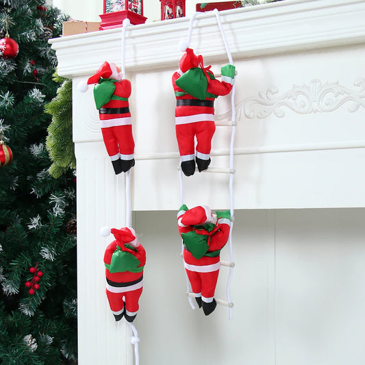 Santa Claus Climbing Ladder Pendant