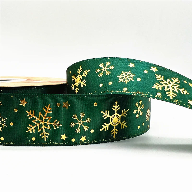 2024 4.6m 1inch 25mm Christmas Ribbon