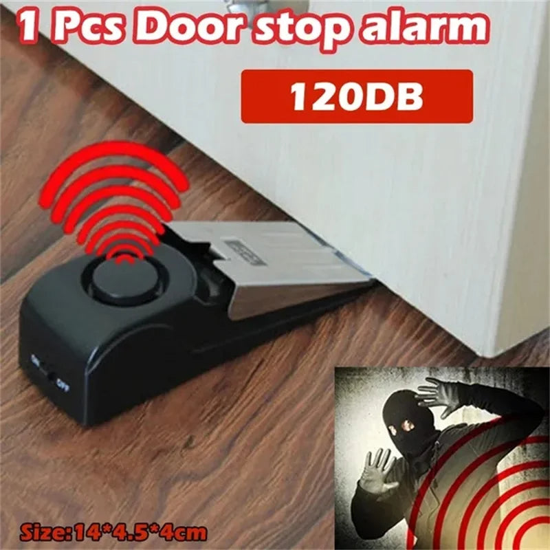 THE 120 dB Wireless Door Stop Alarm