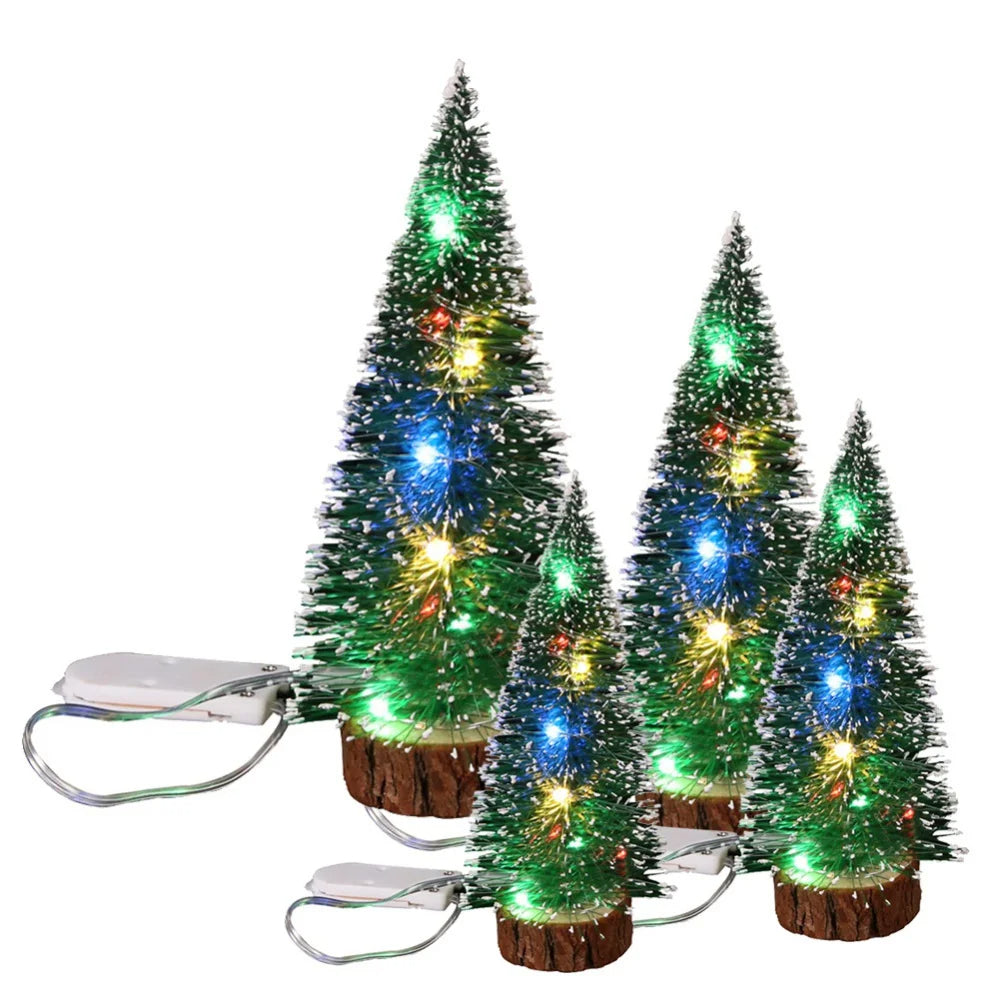 Christmas Green Cedar LED Lights Pine