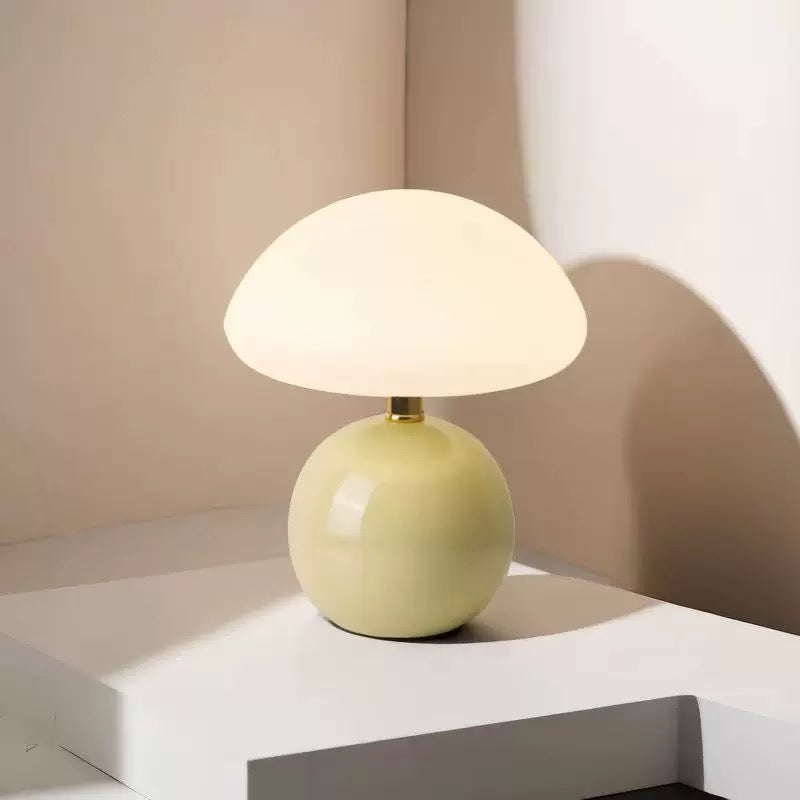 Simple Modern Mushroom Table Lamp USB ReChargeable