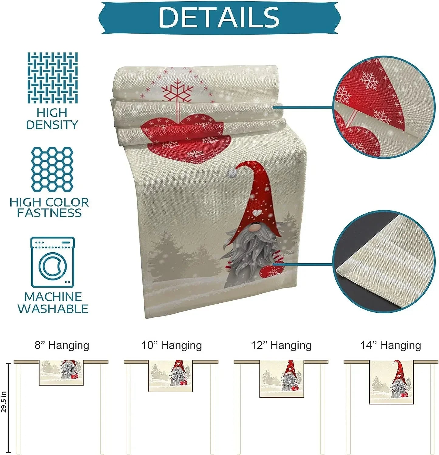 Christmas Table Runner Cloth