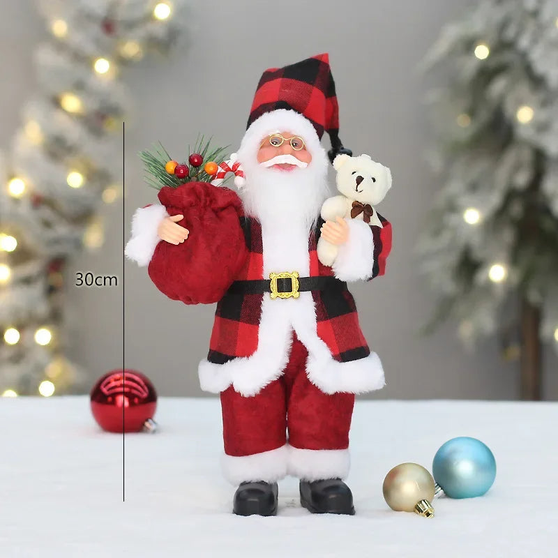 2024 30cm Xmas Decor for Home Santa