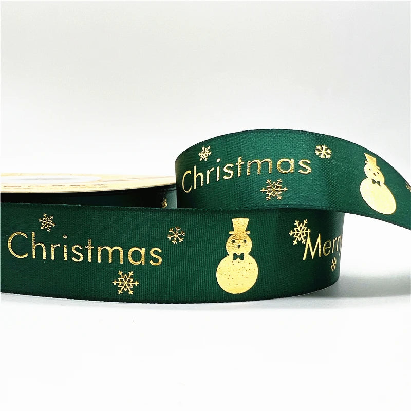 2024 4.6m 1inch 25mm Christmas Ribbon