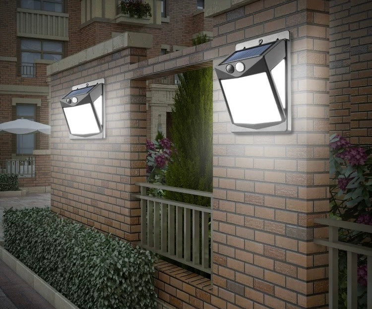 Solar powered outdoor garden light