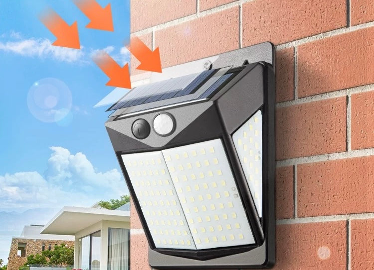 Solar powered outdoor garden light