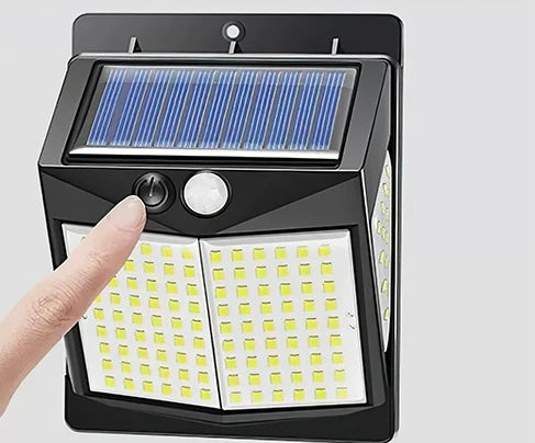 Solar powered outdoor garden light