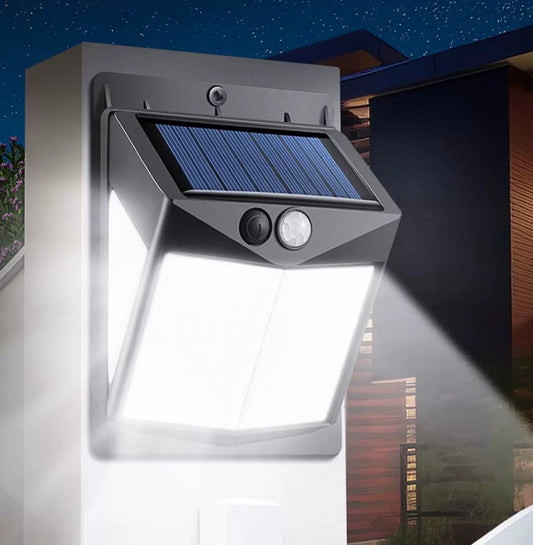 Solar powered outdoor garden light