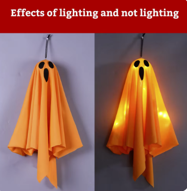 Halloween LED Glow Ghost Lights