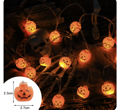 Halloween Decoration Led Light String Pumpkin