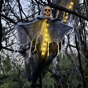 Halloween decoration Ghost with LED Light Glow